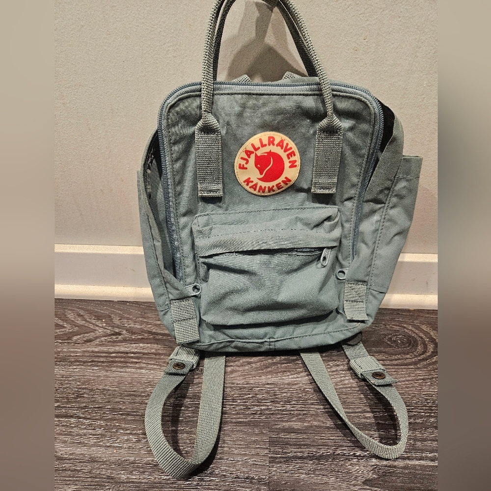 Fjallraven Green Mini Backpack